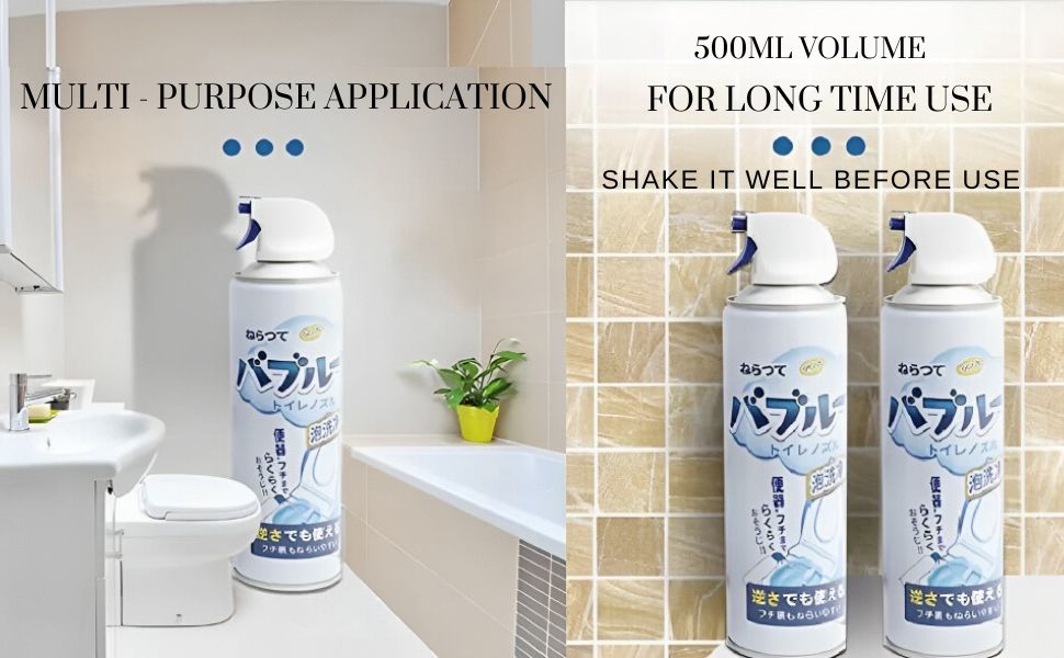 💥Last day 60% OFF💥Multipurpose Toilet Foam Cleaning Spray