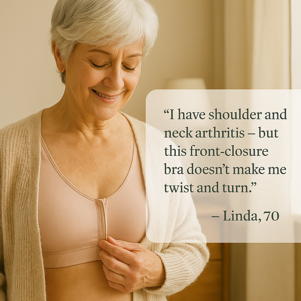 Last Day 80% OFF🌹2025 New Front Closure Breathable Bra for Seniors