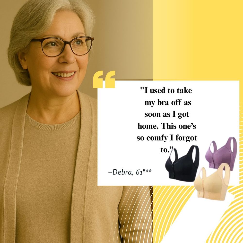 Last Day 80% OFF🌹2025 New Front Closure Breathable Bra for Seniors