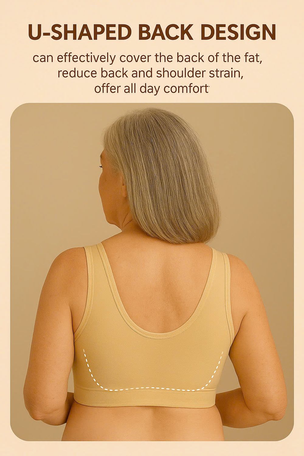 Summer Sale 80% OFF🌹ComfortFit™ Front-Closure Bra for Seniors – Wire-Free, Breathable & Easy to Wear - Free shipping on all orders